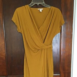 Gold sun dress
